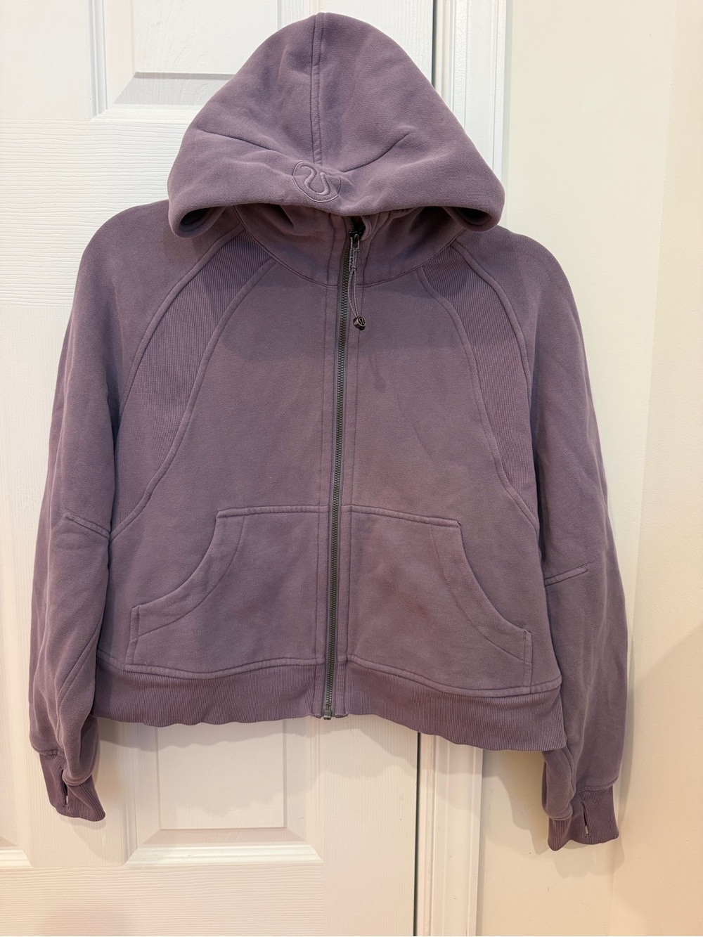 Lululemon scuba full zip in lavender